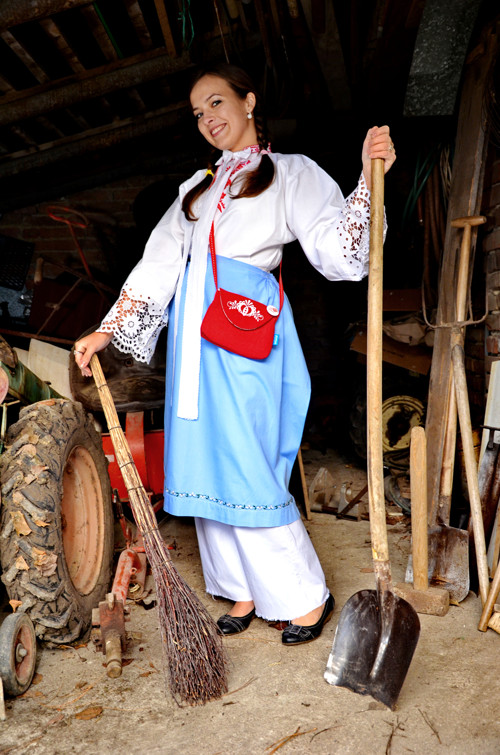 Kabelka folklor v modrém — foto 5