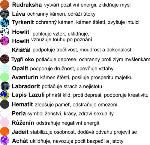 SLEVA - Náramek perla-bílá, modrá, béžová — foto 2