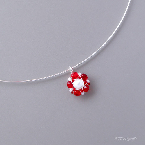 Náhrdelník White & Red — foto 2