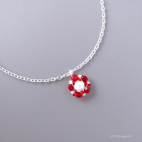 Náhrdelník White & Red II — foto 2