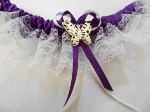 Podvazek violet motýlek — foto 2