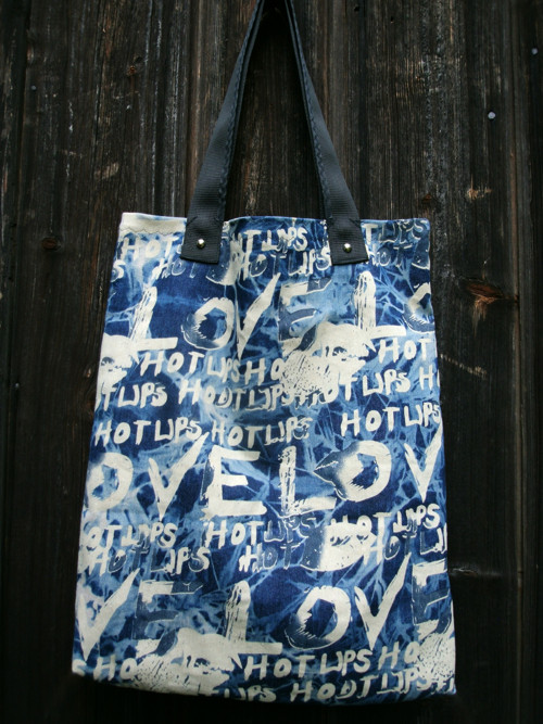 Love you... denim - bag — foto 6