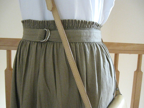 Khaki ...sukně s opaskem — foto 4