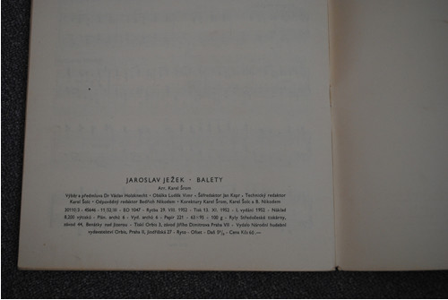 Jaroslav Ježek - Balety — foto 3