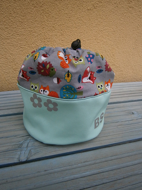 Softshellový košík na kolo mořský — foto 2