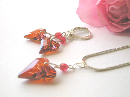 Swarovski sada divoké srdce Red Magma — foto 3