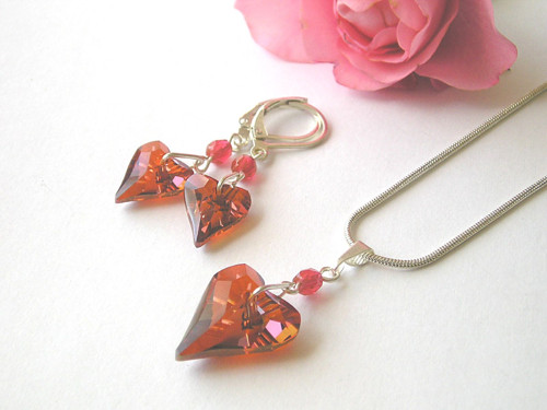 Swarovski sada divoké srdce Red Magma — foto 4