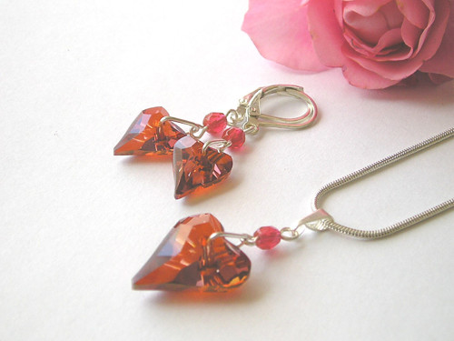 Swarovski sada divoké srdce Red Magma — foto 6
