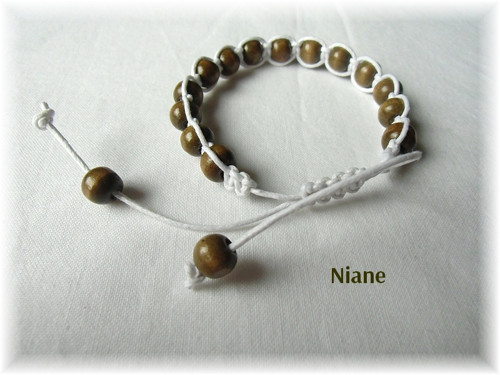 Krokodýlí oči - shamballa / macramé — foto 3