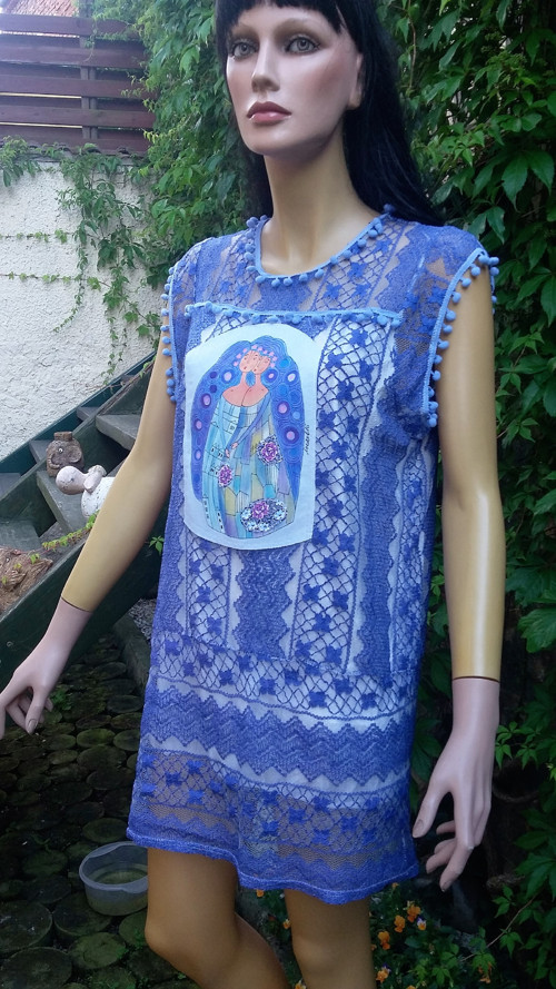 Bohémské krajkové - šaty/tunika — foto 5