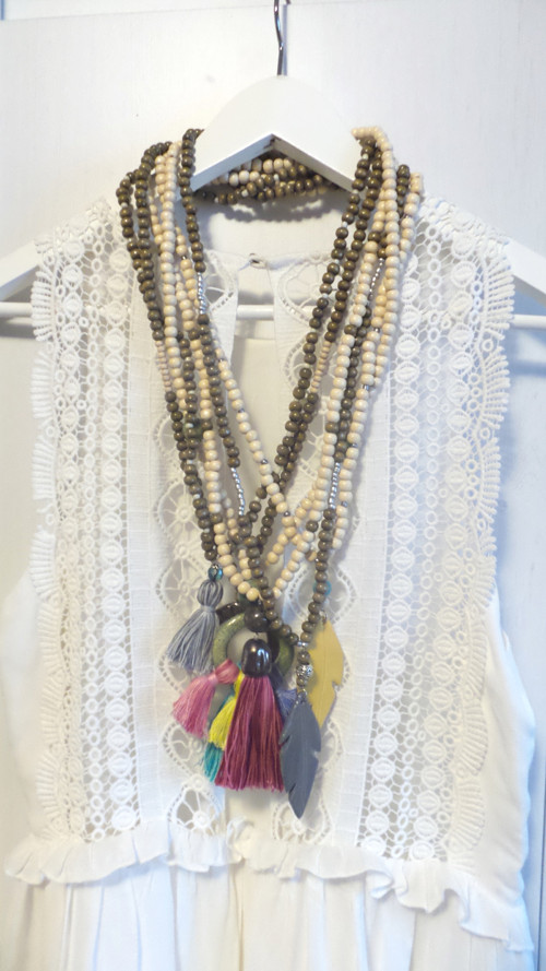Náhrdelník Boho feather — foto 5