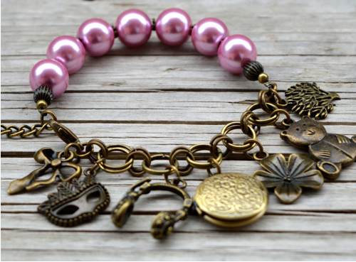 Náramek ,,BOHO,, s medailonkem III. — foto 2