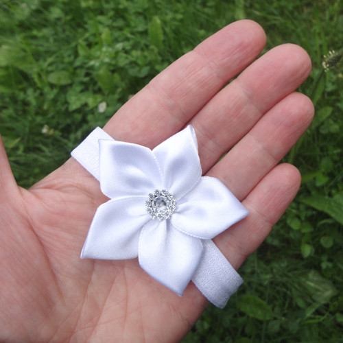 Čelenka s kytičkou pro newborn — foto 2