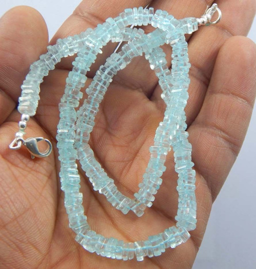 Aquamarine Heishi — foto 2