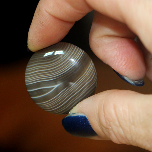 Kabošon onyx - 30x7mm — foto 3