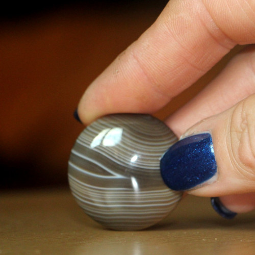 Kabošon onyx - 30x7mm — foto 4