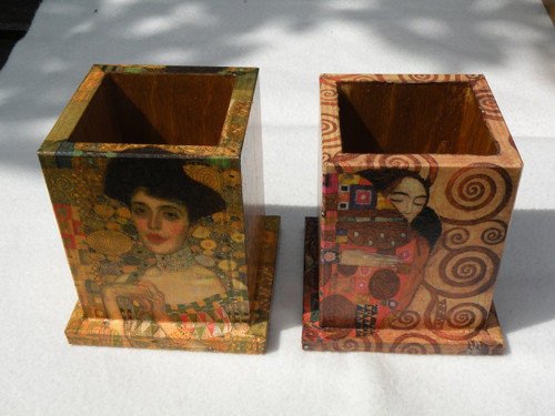 Klimt - stojánek na tužky — foto 4