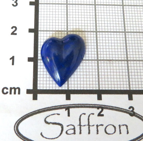 Lapis lazuli Extra, přírodní, srdíčko č.6 — foto 2