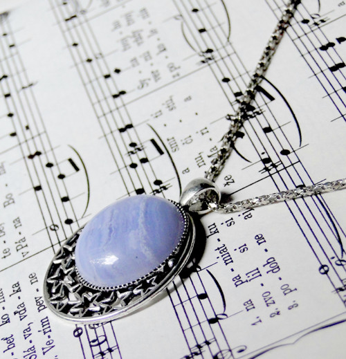 Antique Chalcedony / Náhrdelník s chalcedonem — foto 4