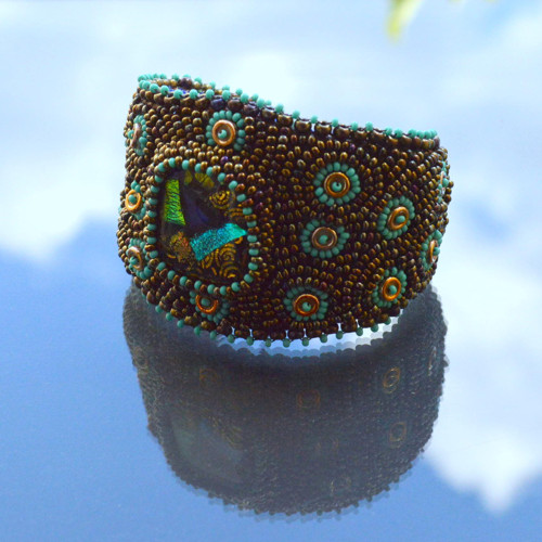 Dichroic Bracelet - vyšívaný náramek — foto 2