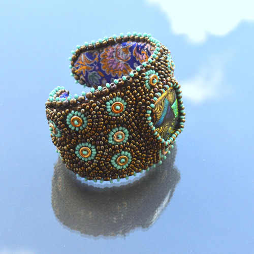 Dichroic Bracelet - vyšívaný náramek — foto 3