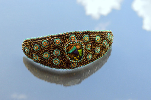 Dichroic Bracelet - vyšívaný náramek — foto 4