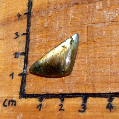 Kabošon Labradorit 27x14mm — foto 2