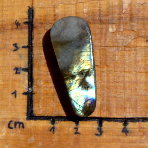 Kabošon Labradorit 42x17mm — foto 2