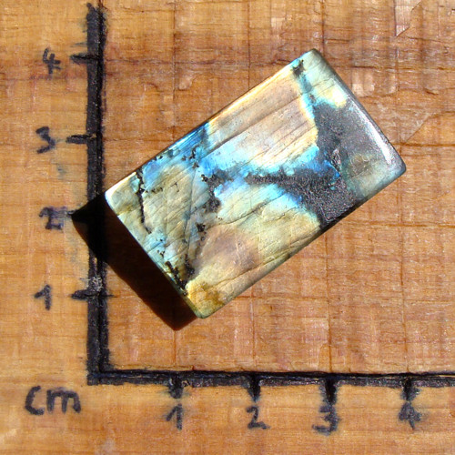 Kabošon Labradorit 33x20mm — foto 2