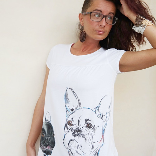 French and Frenchie .... triko — foto 3