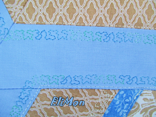 Bledě modrá krása, štola 88 x40 cm — foto 5