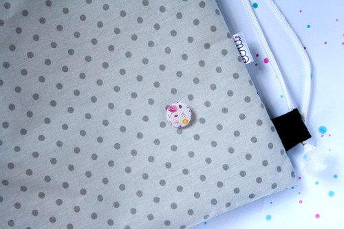 Oboustranný stahovací batůžek Dots — foto 2