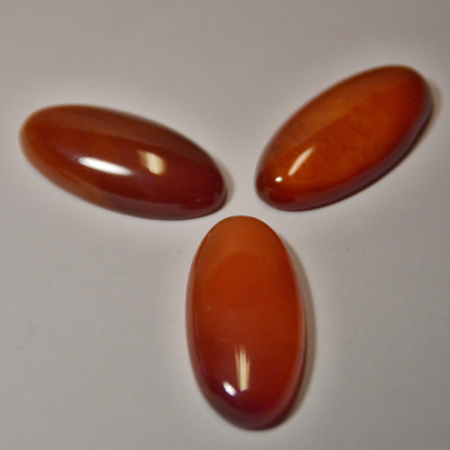 386. Karneol kabošon 30x15 mm — foto 2
