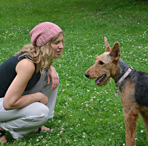 Bavlněná lososová čepička — foto 2