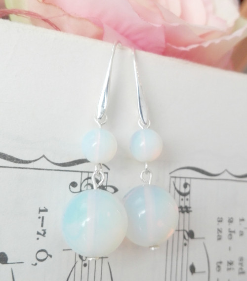 Opalite & Silver / Naušnice s opalitem - Ag 925 — foto 2