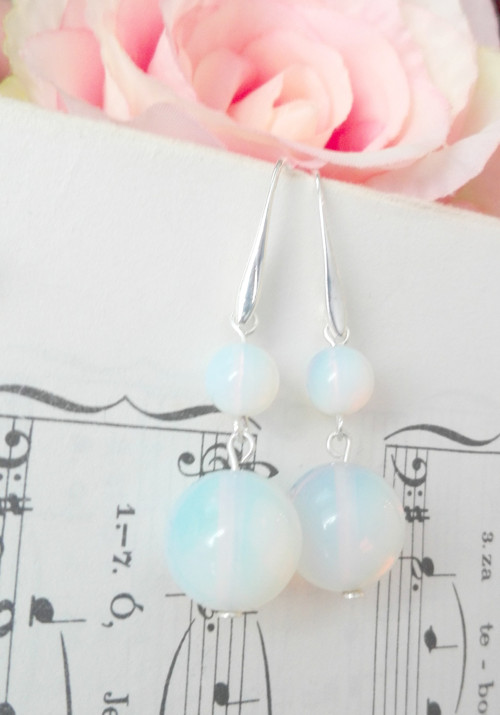 Opalite & Silver / Naušnice s opalitem - Ag 925 — foto 3