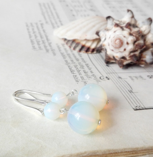 Opalite & Silver / Naušnice s opalitem - Ag 925 — foto 4