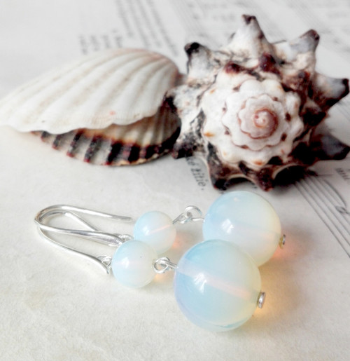 Opalite & Silver / Naušnice s opalitem - Ag 925 — foto 5