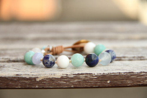 Bohemian náramok aqua — foto 2