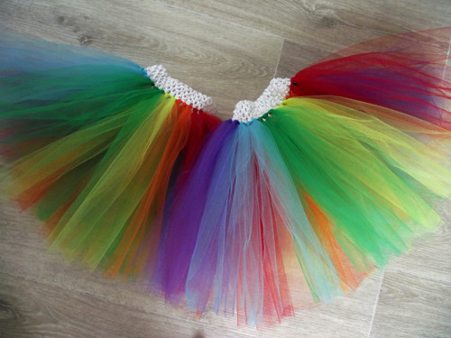 Tutu sukýnka - duhová -1-7let — foto 5