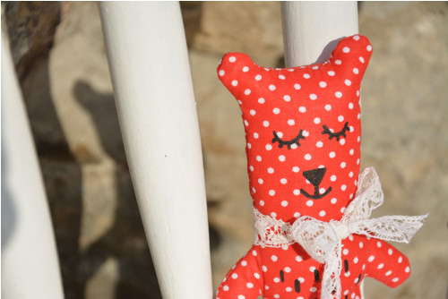 Mini Bubu Bear red, white — foto 4