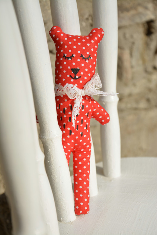Mini Bubu Bear red, white — foto 6