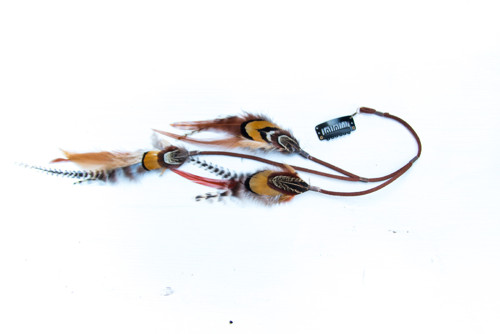 Peříčkový hair clip — foto 2