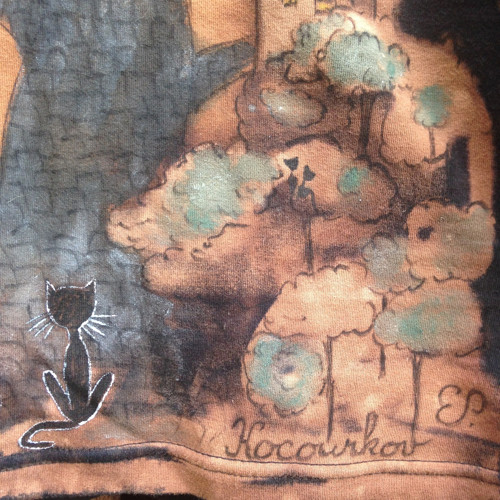 Kocourkov - dámské malované triko — foto 2