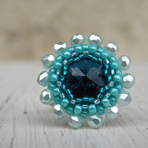 Blue Sky - prsten - Swarovski... — foto 3