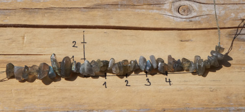 10 cm zlomky - labradorit D5533 — foto 4