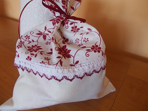 Vánoční pytlíček s krajkou — foto 2