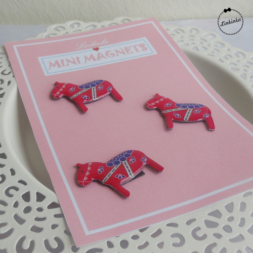 Mini magnets - koníček Dalahäst — foto 3