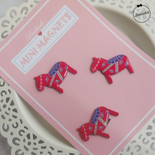 Mini magnets - koníček Dalahäst — foto 4
