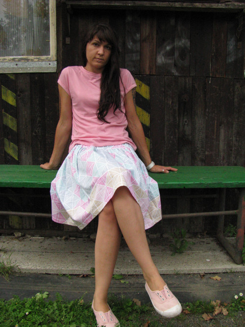 Sukně Airy Mentol pink — foto 6